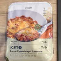 Keto bacon cheeseburger