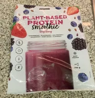 Plant-based protein smoothie very berry