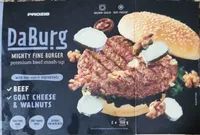 Daburg Beef Goat Cheese and Walnuts