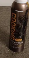 Cooking spray extra virgin olive oil garlic flavor