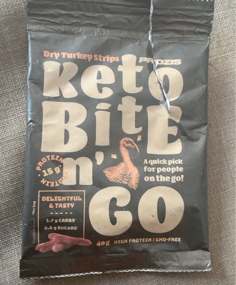 Keto Bite n’ Go Dry Turkey Strips