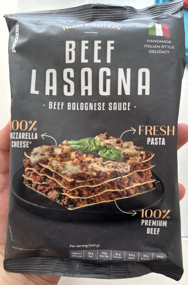 High Protein Beef Lasagna Beef Bolognese Sauce