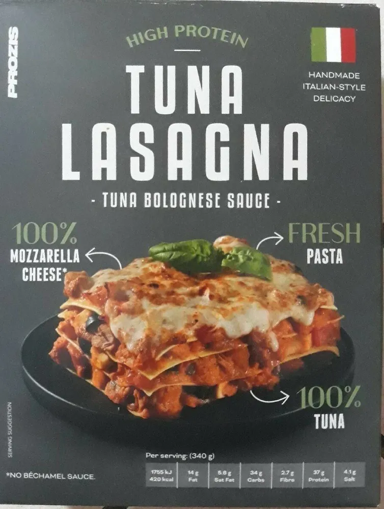 High Protein Tuna Lasagna Tuna Bolognese Sauce