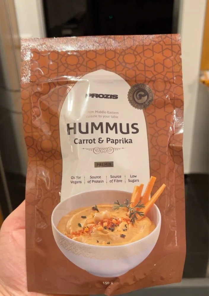 Prozis Hummus Carrot et Paprika