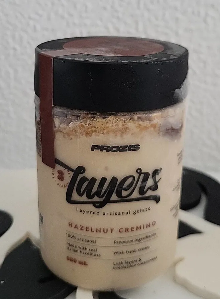 Layers hazelnut cremino