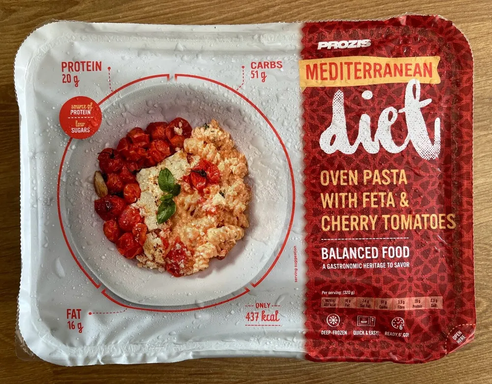 Mediterranean diet Oven Pasta with Feta & Cherry Tomatoes