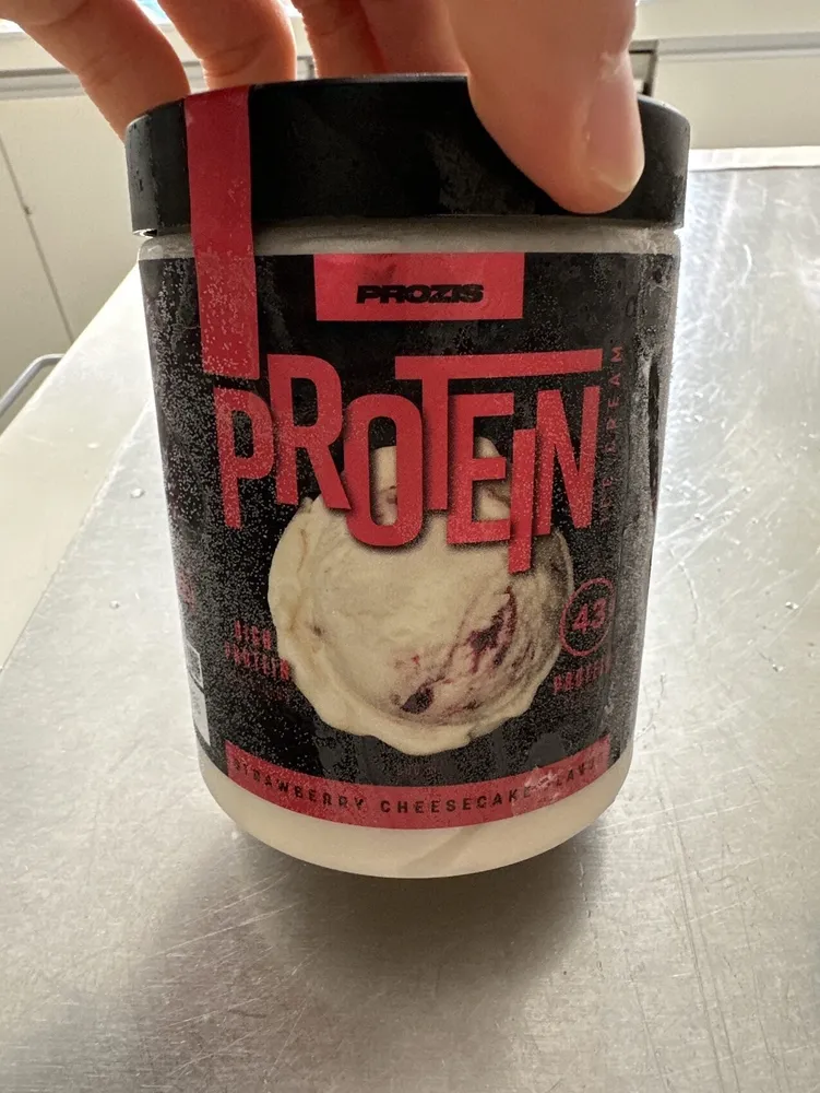 Protein Ice Cream Strawberry Cheesecake