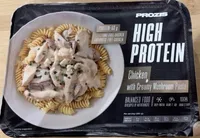 High Protein Chicken with Creamy Mushroom Pasta
