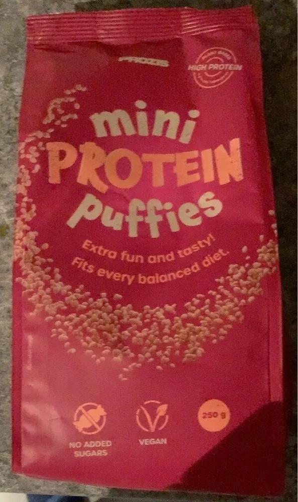 Mini protein puffies