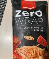 Zero Wrap chicken e roasted peppers