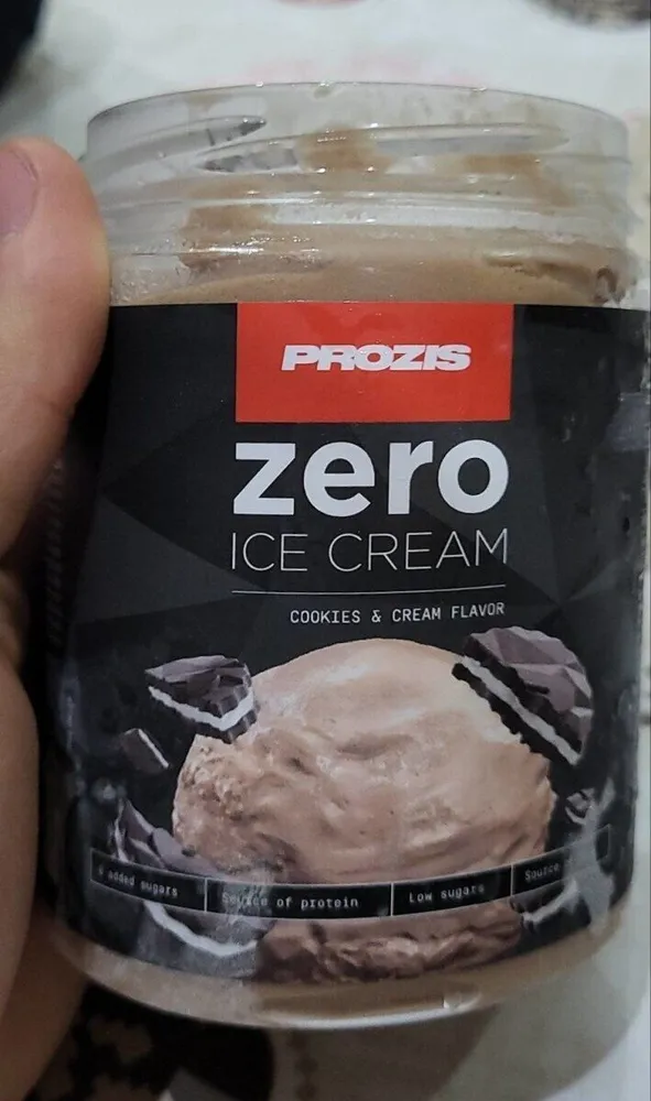 Zéro ice cream cookies et cream