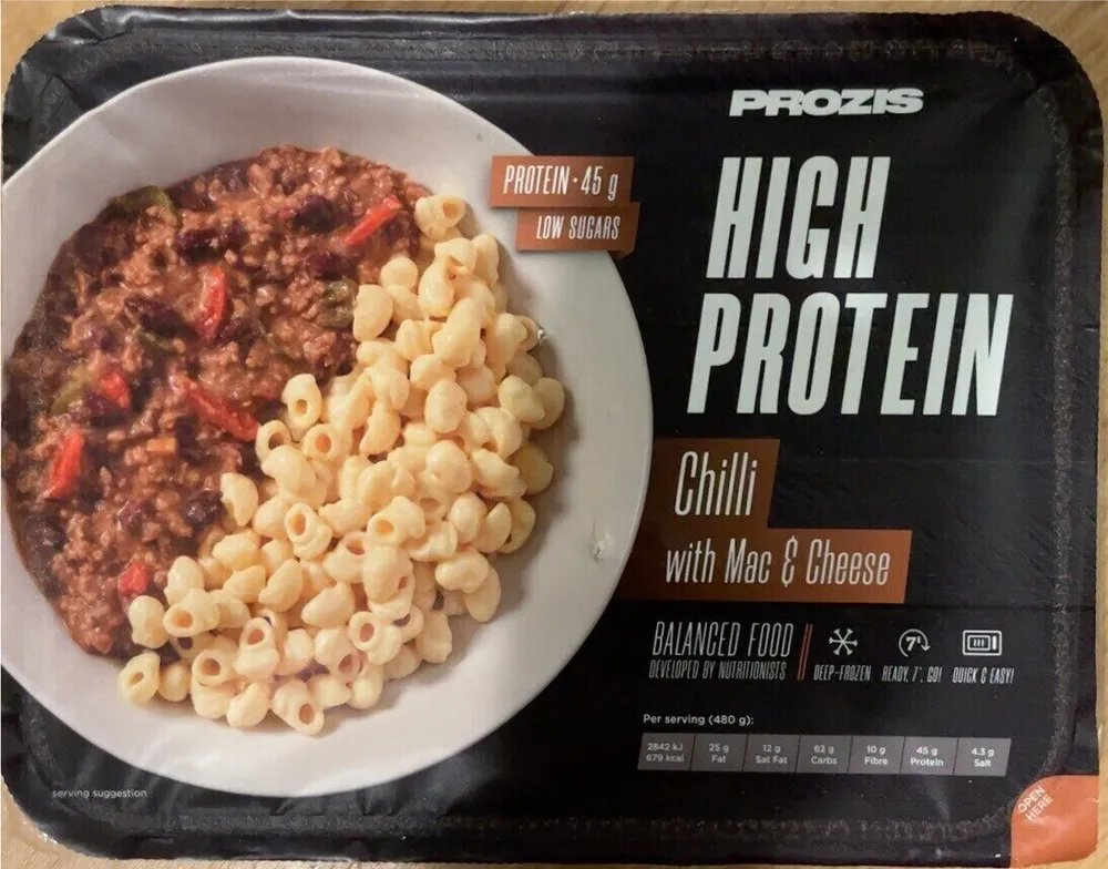 Chili with Mac & Cheese