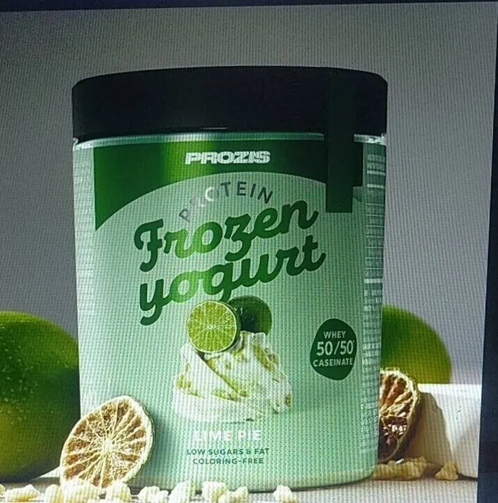 Protein Frozen yogurt lime pie