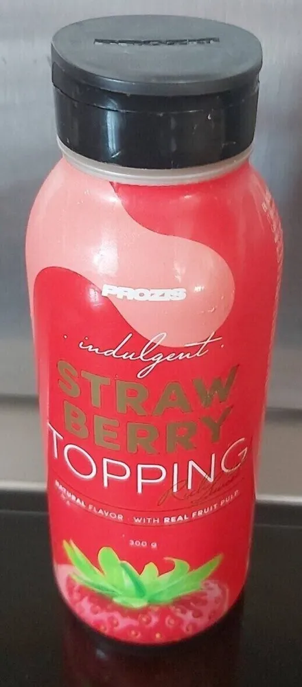 Indulgent strawberry topping