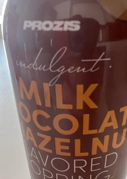 Milk Chocolate & Hazelnut Flavored Topping