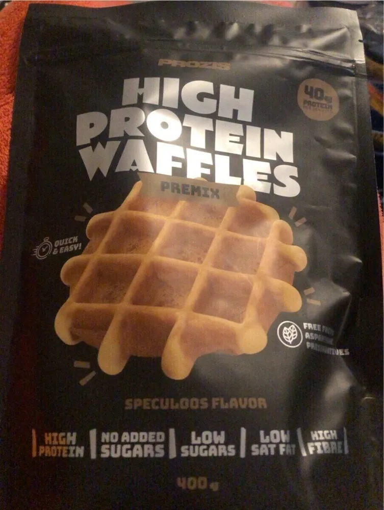 High Protein Waffles Speculoos
