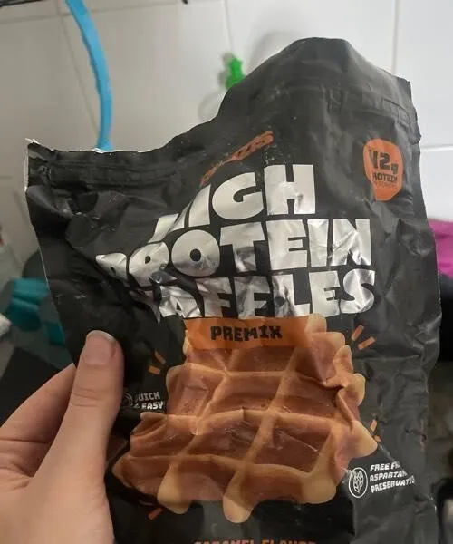 High protein waffle