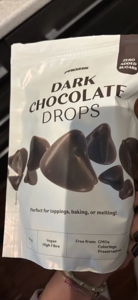 Dark chocolat drops