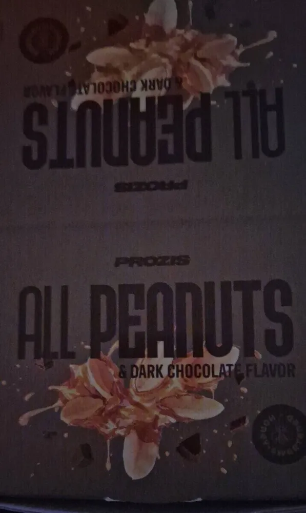 All peanuts Dark chocolate flavour