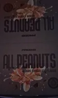 All peanuts Dark chocolate flavour