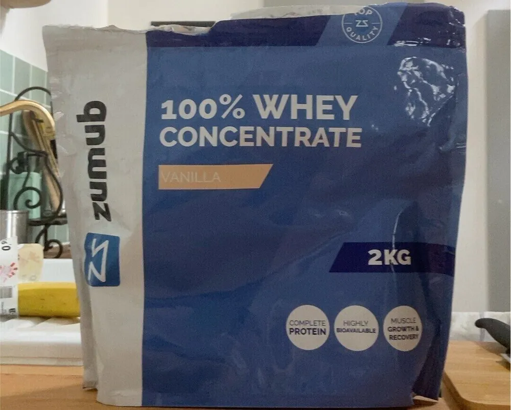 100% Whey concentrate vanilla