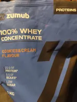 100% Whey Concentrate Cookies & Cream Flavour