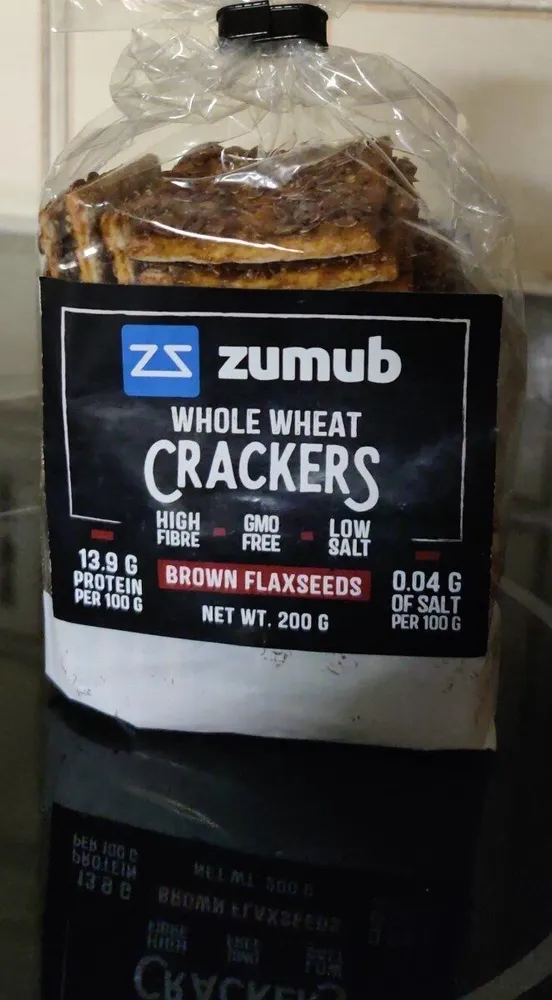 Whole wheat crackers