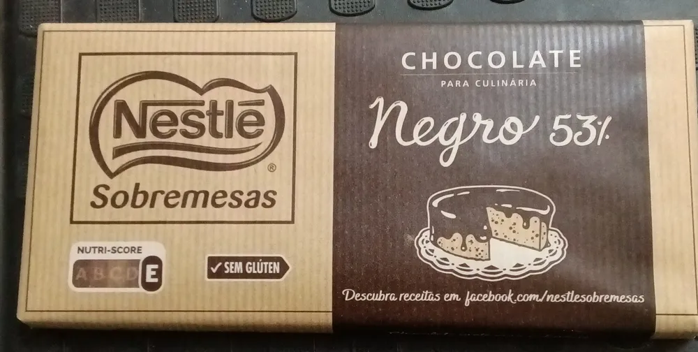 Sobremesas Chocolate para Culinária Negro 53%