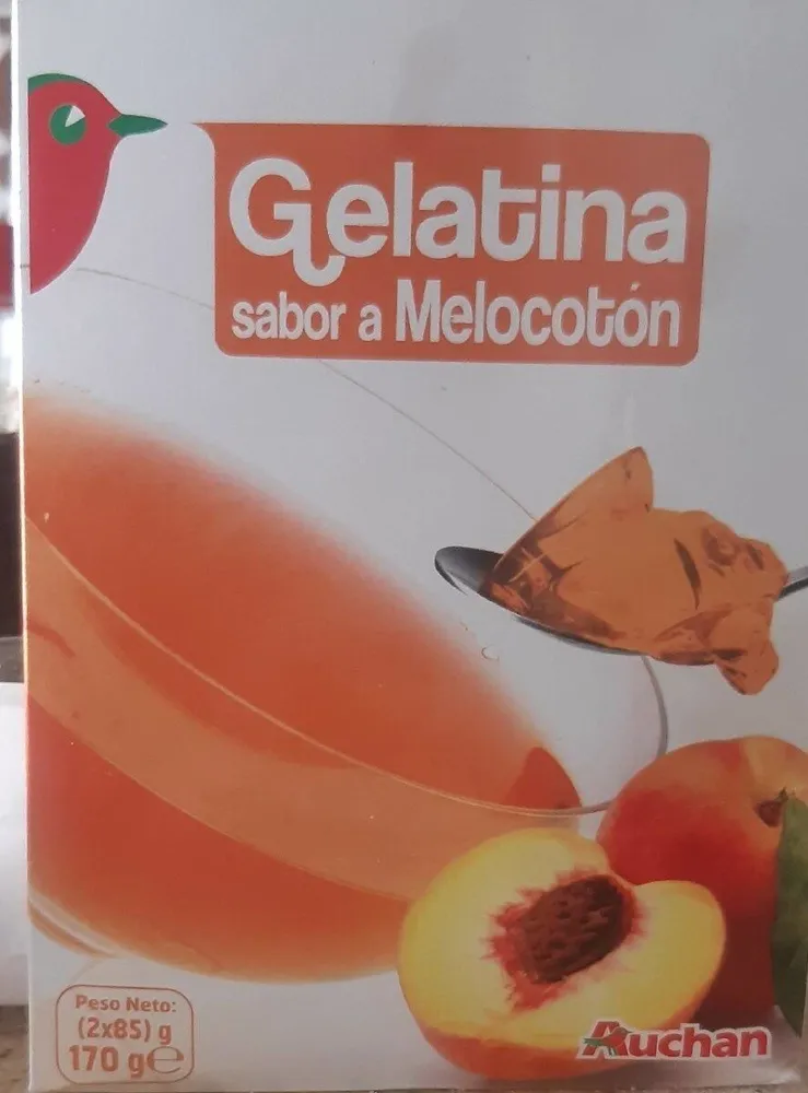Gelatina de melocotón