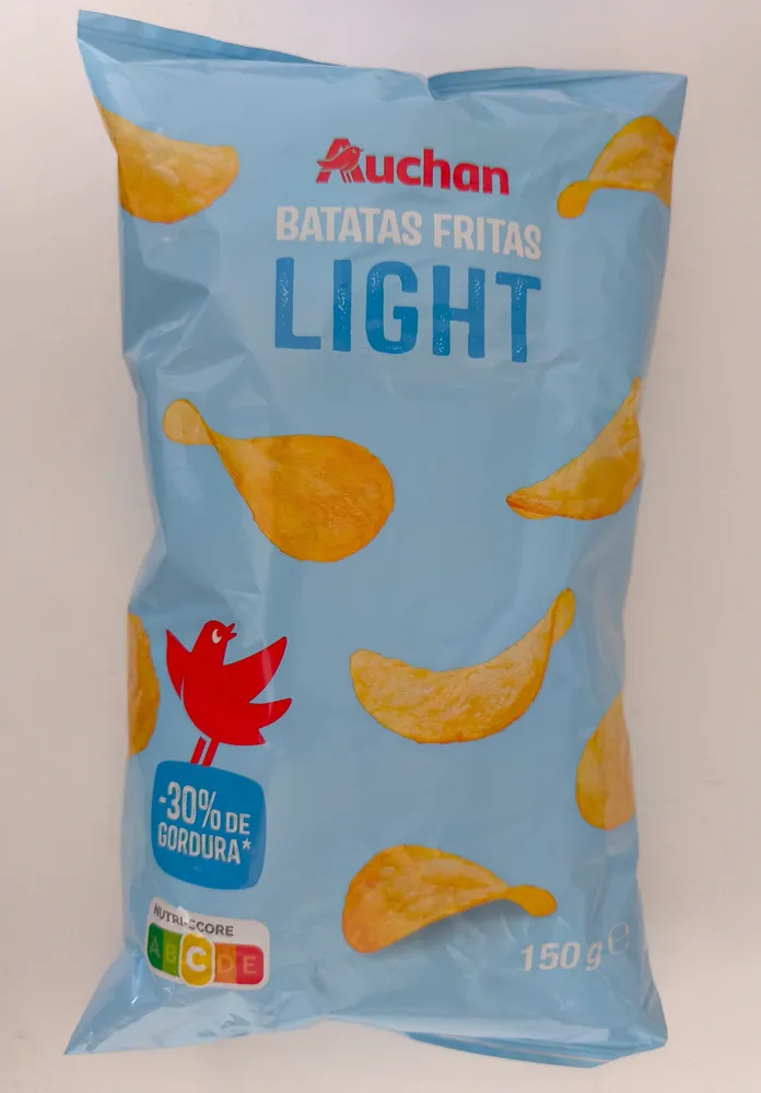 Batatas Fritas Lisas Light