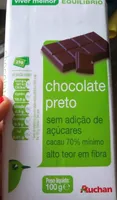 Chocolate negro 70% sin azúcares