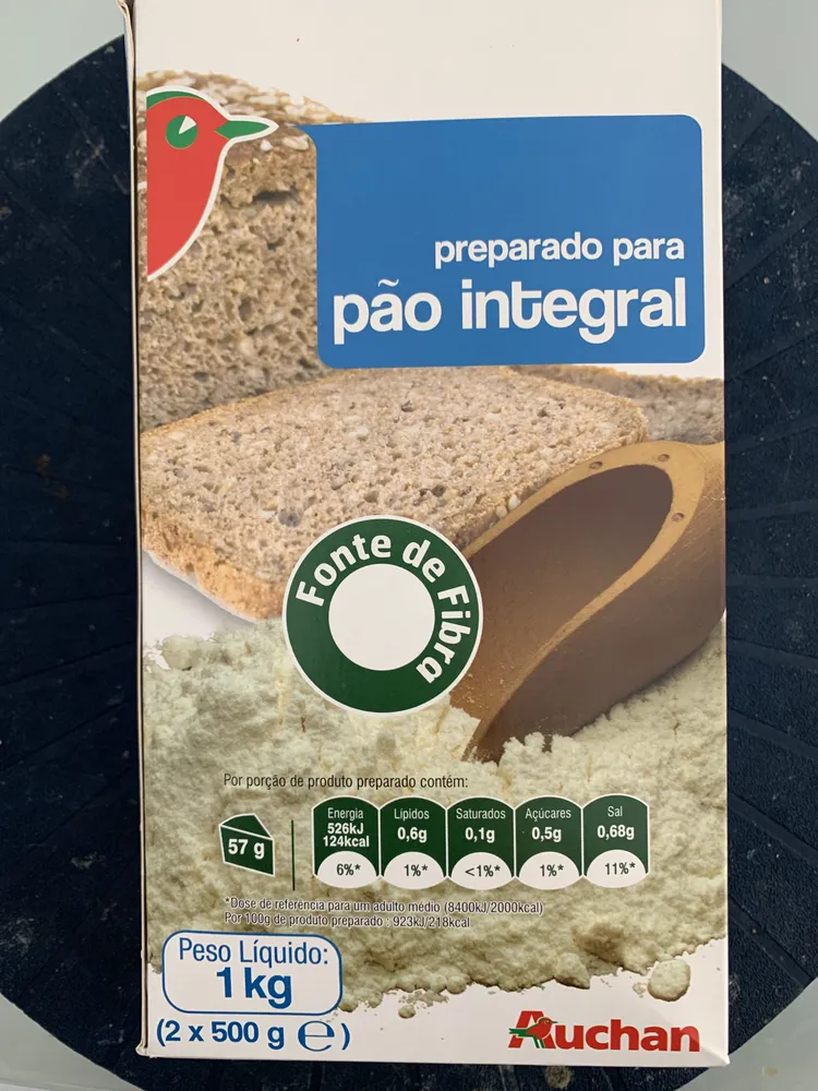 preparado para pão integral