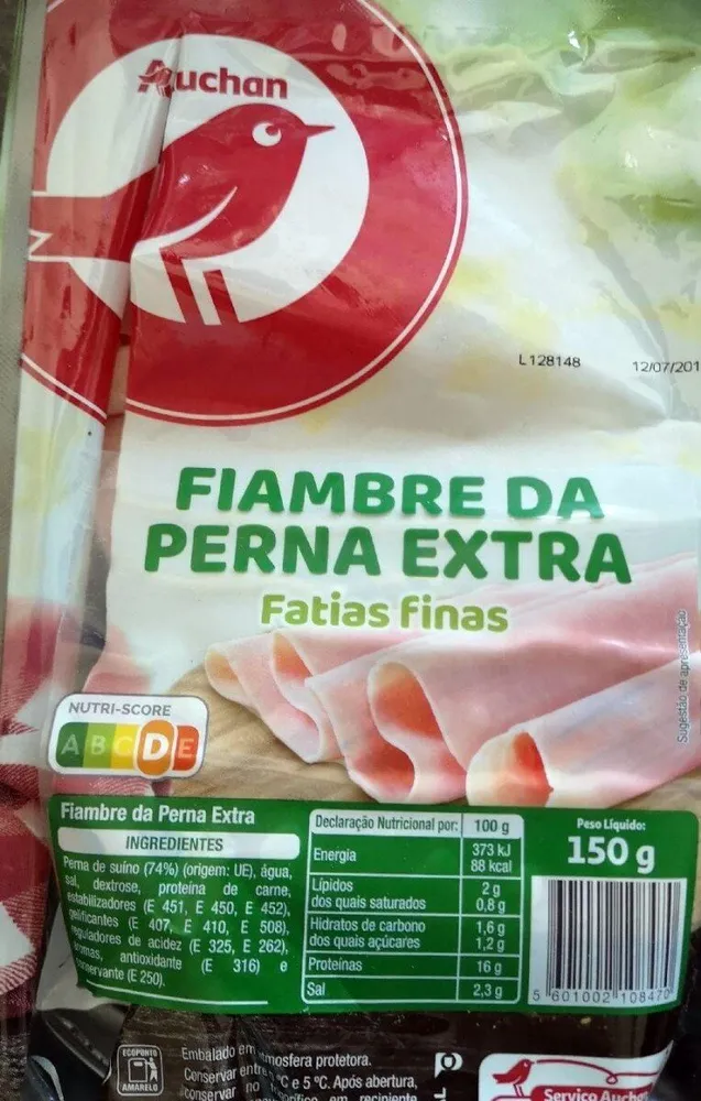 Fiambre da Perna Extra Fatias Finas