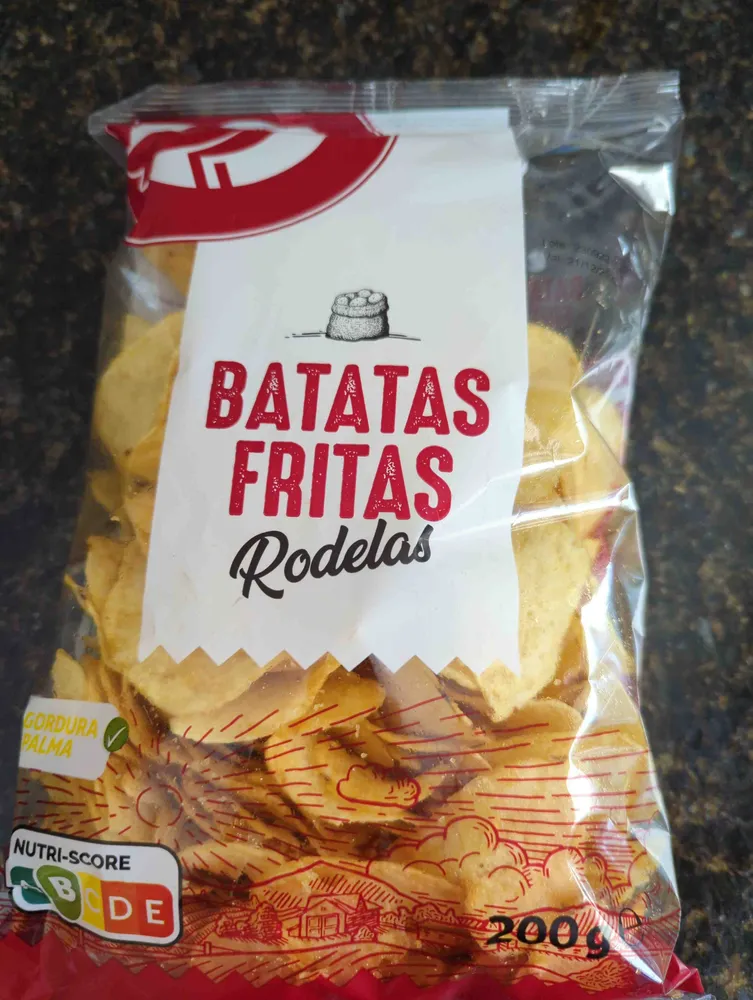 Batata fritas rodelas