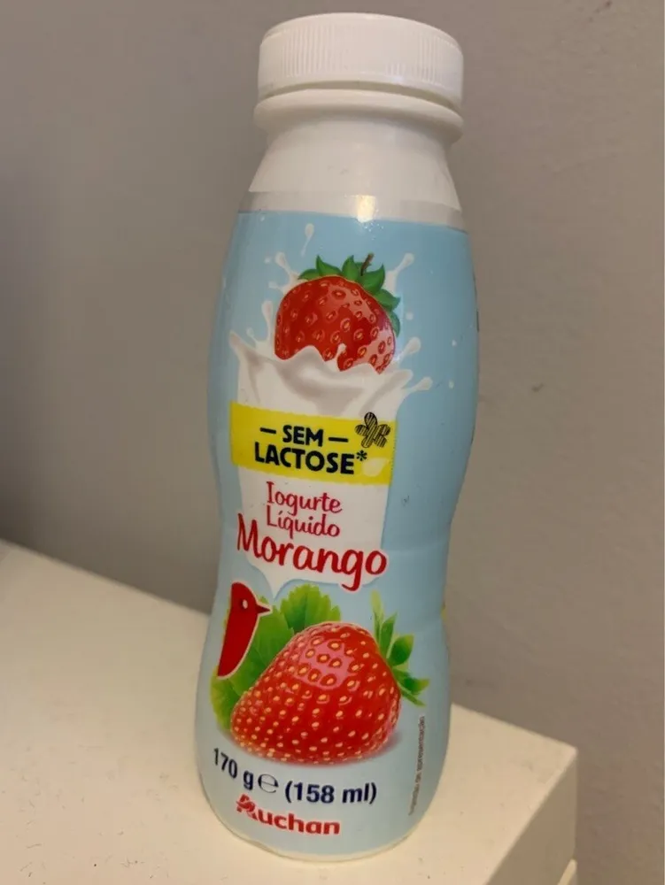 Yaourt Liquide sans Lactose à la Fraise