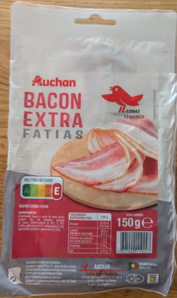 Bacon Extra Fatias
