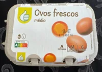 Ovos frescos médio
