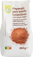Preparado para bebida instantânea com cacau magro