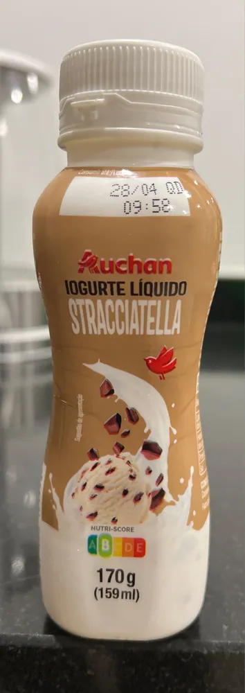 Iogurte líquido stracciatella