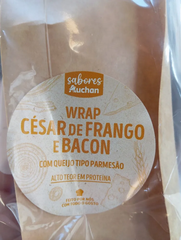Wrap César De Frango E Bacon
