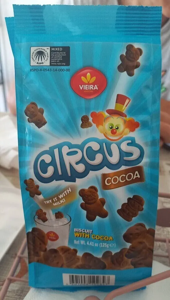 Circus Cocoa Biscuit with Cocoa