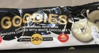Biscuits Coated with White Chocolate