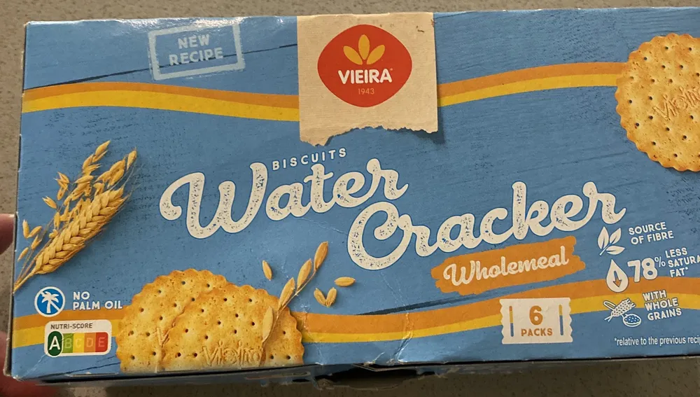 Bolacha Água e Sal Integral
