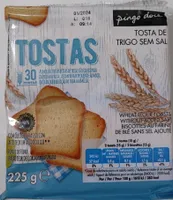 Tosta de Trigo sem Sal