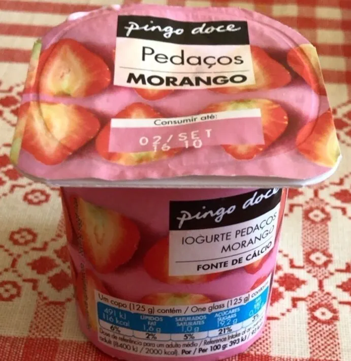 Iogurte Pedaços Morango