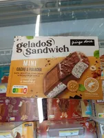 Mini Gelados Sandwich Cacau & Bolacha