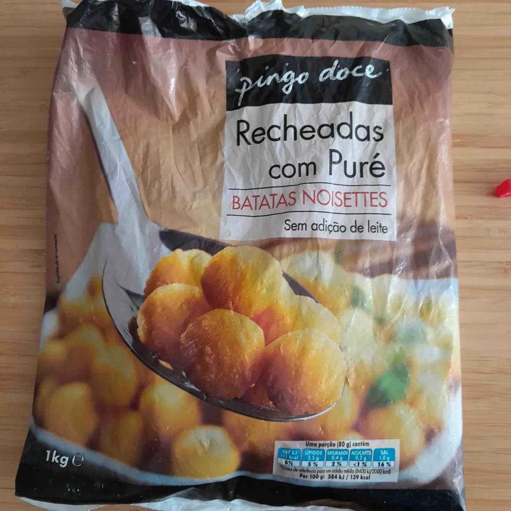 Bolas de puré de batata