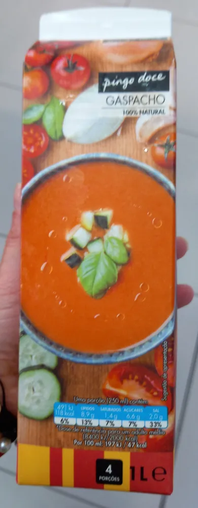 Sopa Fria Gaspacho Pd