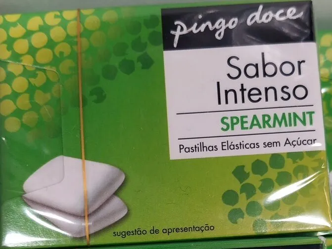 Pastilhas Elásticas sem Açúcar Spearmint