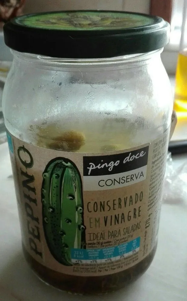 Pepinillos en vinagre